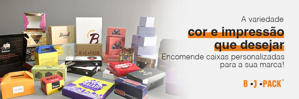 Caixa de cartão personalizada com impressão