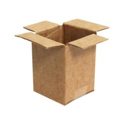 Caixa Kraft Canelada Simples 3x3x4 cm