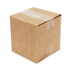 Caixa Kraft Canelada Simples 4,5x4,5x4,5x4,5 cm