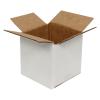 Caixa Branca Canelada Simples 5x5x5 cm
