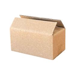 Caixa Kraft Canelada Simples 6,5x3,5x3,5x3 cm