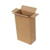 Caixa Kraft Canelada Simples 14x8x27 cm