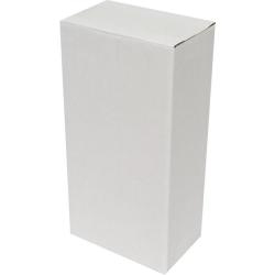Caixa Branca Canelada Simples 14x8x27 cm