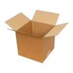 Caixa Kraft Canelada Simples 15x15x15 cm