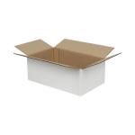 Caixa Branca Canelada Simples 20x15x10 cm