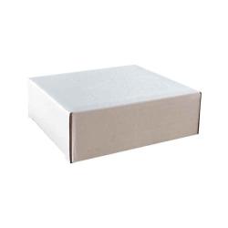 8x3x9,5 cm Caixa Americana Com Fecho Branco