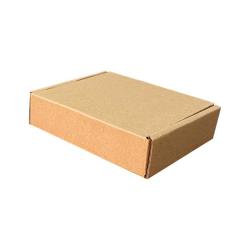 Caixa Kraft Pronta 12x10x3 cm Fecho Americano