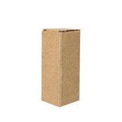 Caixa de Cartão Kraft 3x3x8 cm Simples Ondulada