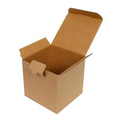 Caixa de Cartão Kraft 9x9x11 cm Simples Canelada