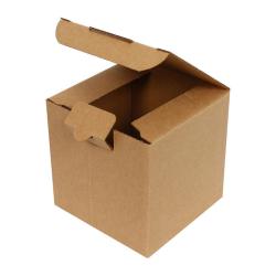 Caixa de Cartão Kraft 9x9x11 cm Simples Canelada