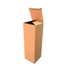 Caixa de Cartão Kraft 10x10x30 cm Simples Canelada