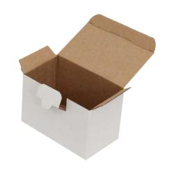 Caixa de Cartão Branco 12x10x10,5 cm Corrugado Simples