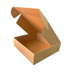 Caixa de Cartão Kraft 25x16x12 cm Com Fecho