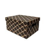 Caixa Preta 35x27x18cm - Caixa Ziplock Kraft