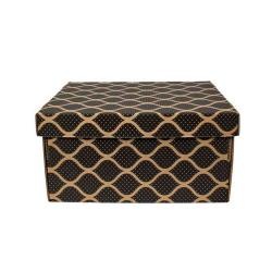 Caixa Preta 35x27x18cm - Caixa Ziplock Kraft