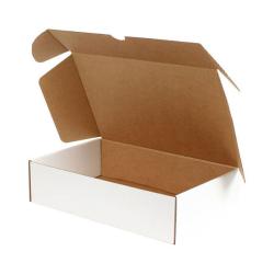 35,5x35,5x10 cm Caixa de Cartão Branca Com Fecho