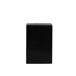 3x3x4 cm Encomenda Preto Corrugado Simples