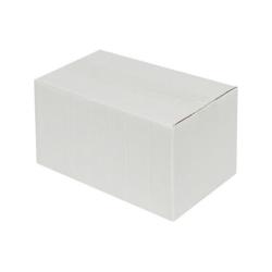 10x6x5 cm Encomenda Cartão Branco Simples Canelado