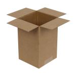 10x10x15 cm Caixa de Cartão Kraft Simples Canelado