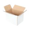 10x7x7 cm Pacote Branco Duplo Corrugado
