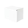 10x7x7 cm Pacote Branco Duplo Corrugado