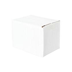 10x7x7 cm Pacote Branco Duplo Corrugado