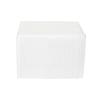 10x7x7 cm Pacote Branco Duplo Corrugado